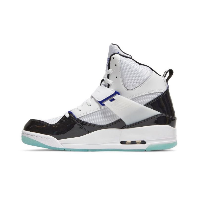 Air Jordan Flight 45 Høy Hvit Svart Herresko