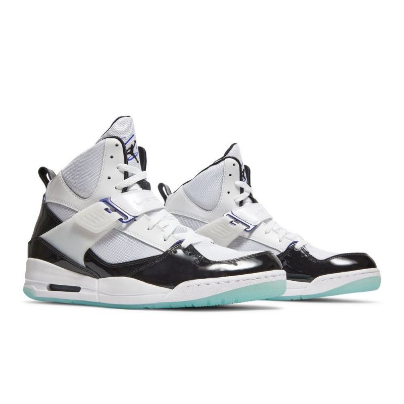 Air Jordan Flight 45 Høy Hvit Svart Herresko