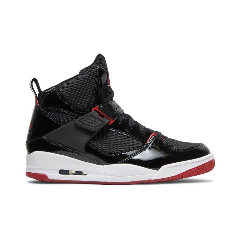 Air Jordan Flight 45 Høy Svart Hvit Rød Herresko
