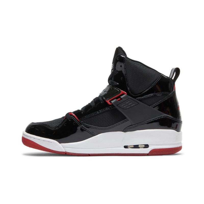 Air Jordan Flight 45 Høy Svart Hvit Rød Herresko
