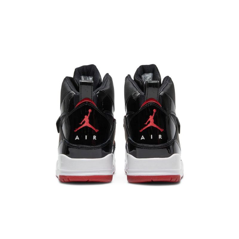 Air Jordan Flight 45 Høy Svart Hvit Rød Herresko