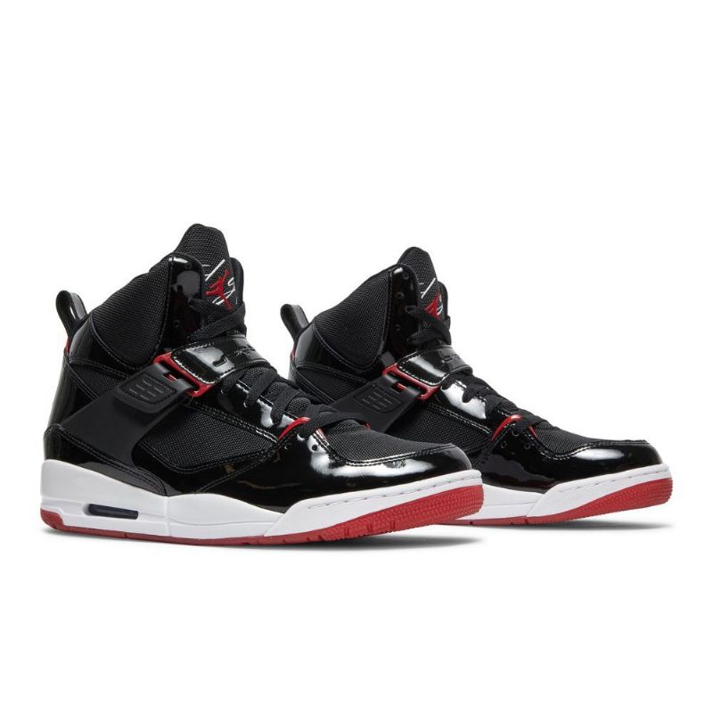 Air Jordan Flight 45 Høy Svart Hvit Rød Herresko