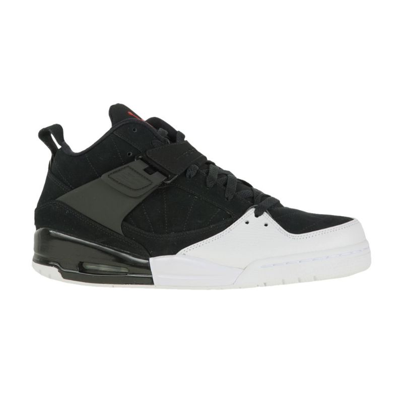 Air Jordan Flight 45 Svart Hvit Rød Herresko