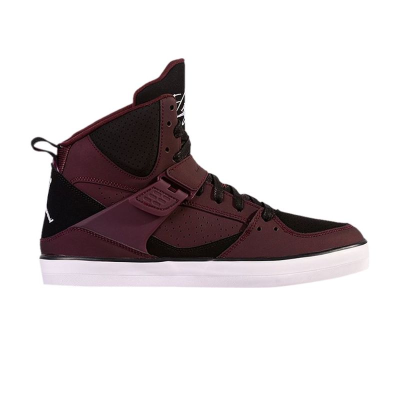 Air Jordan Flight 45 V Bordeaux Svarte Herresko