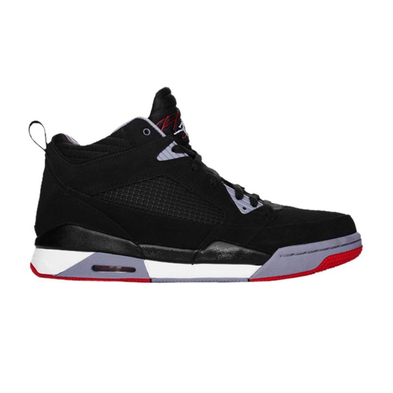 Air Jordan Flight 9 Svart Grå Rød Hvit Herresko