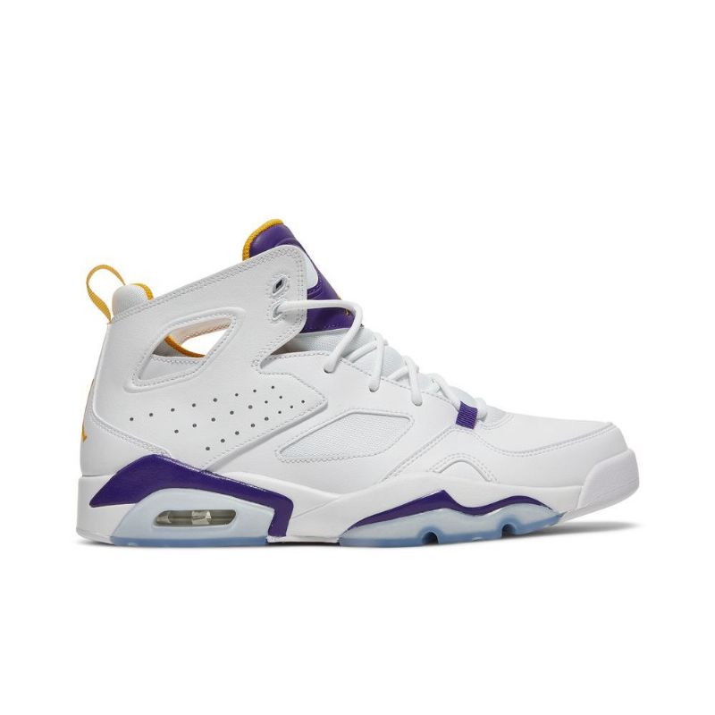 Air Jordan Flight Club 91 Hvit Lilla Gull Herresko
