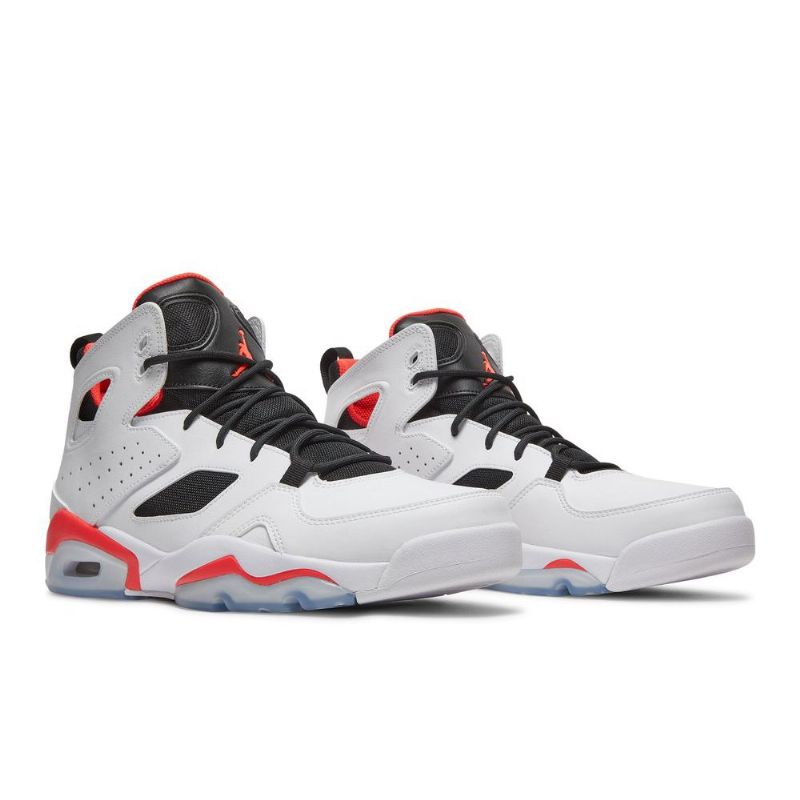 Air Jordan Flight Club 91 Hvit Svart Rød Herresko