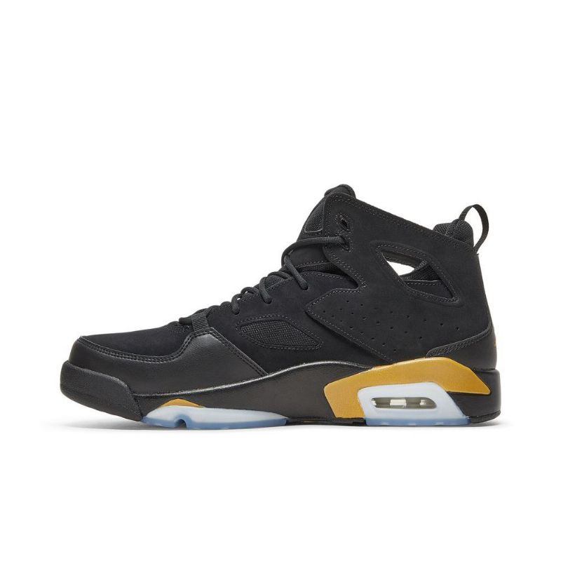 Air Jordan Flight Club 91 Svart Gull Herresko