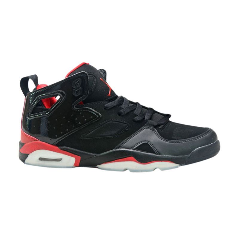 Air Jordan Flight Club 91 Svart Rød Hvit Herresko