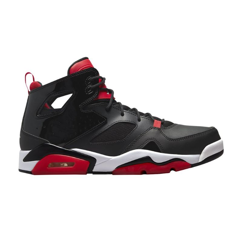 Air Jordan Flight Club 91 Svart Rød Hvit Herresko