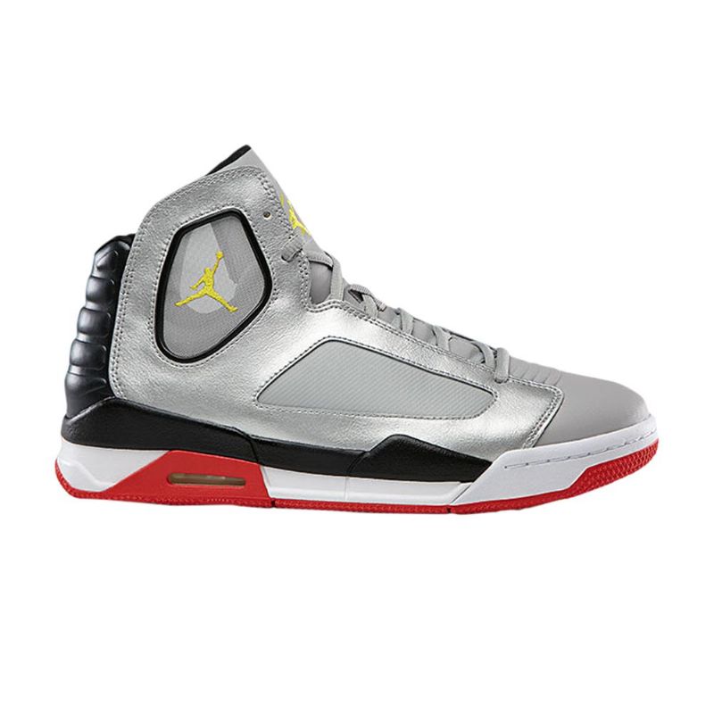 Air Jordan Flight Luminary Sølv Svart Rød Herresko