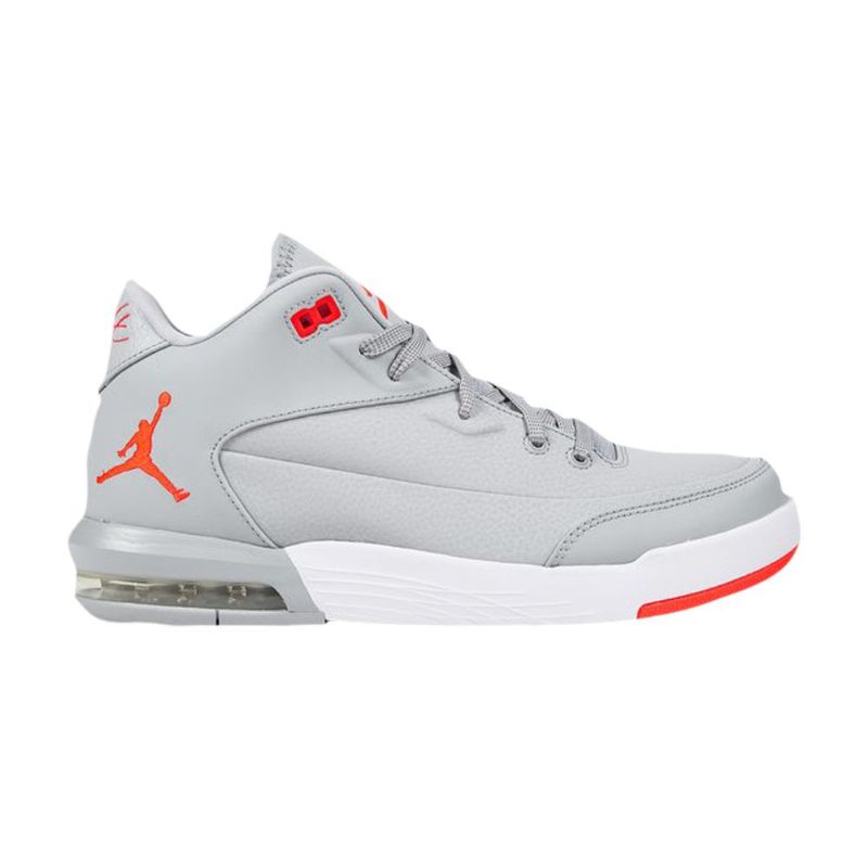 Air Jordan Flight Origin 3 Grå Hvit Oransje Herresko