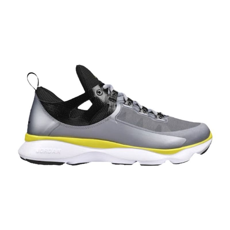 Air Jordan Flight Runner Grå Svart Gul Herresko