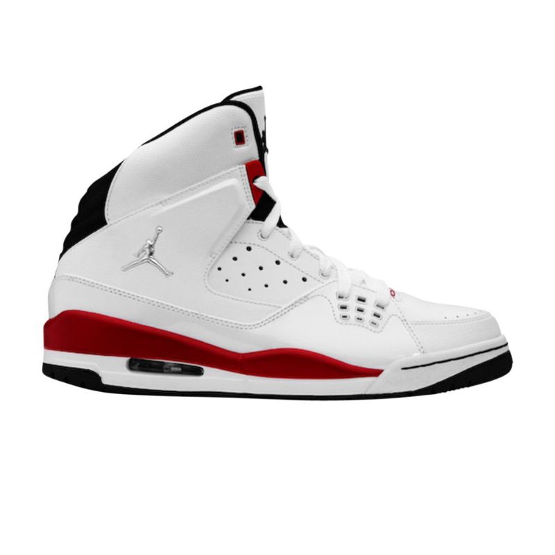 Air Jordan Flight Sc-1 Hvit Rød Svart Herresko