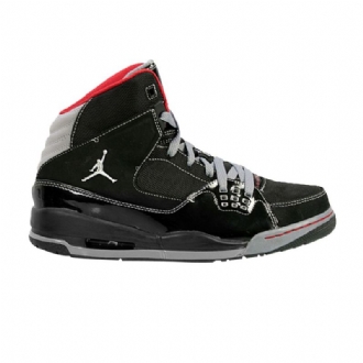 Air Jordan Flight Sc-1 Svart Rød Grå Herresko