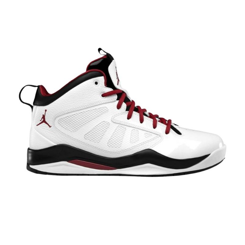 Air Jordan Flight Team 11 Hvit Rød Svart Herresko