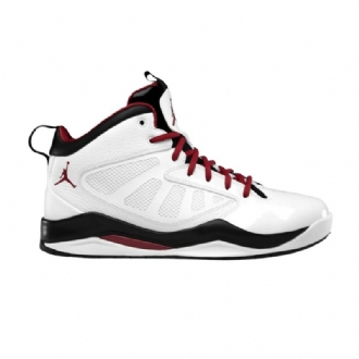 Air Jordan Flight Team 11 Hvit Rød Svart Herresko
