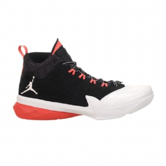 Air Jordan Flight Time 14.5 Svart Hvit Rosa Herresko
