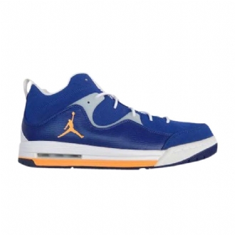 Air Jordan Flight Tr 97 Mid Blå Hvit Oransje Herresko