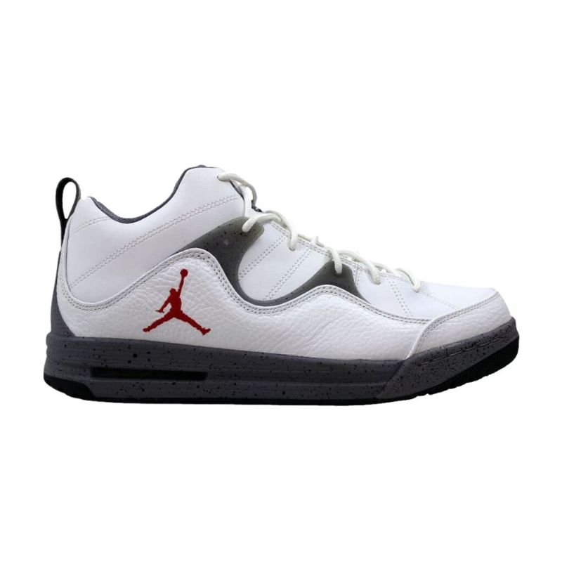 Air Jordan Flight Tr 97 Mid Hvit Grå Rød Herresko