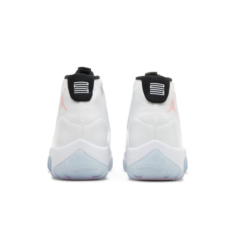 Air Jordan 11 Adapt Hvit Svart Rød Herresko