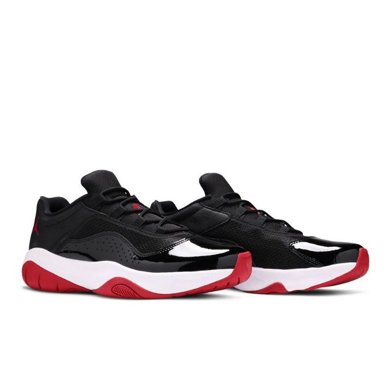 Air Jordan 11 cmft Lav Svart Rød Hvit Herresko