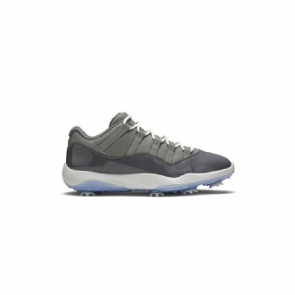 Air Jordan 11 Low Golf Grå Hvit Herresko