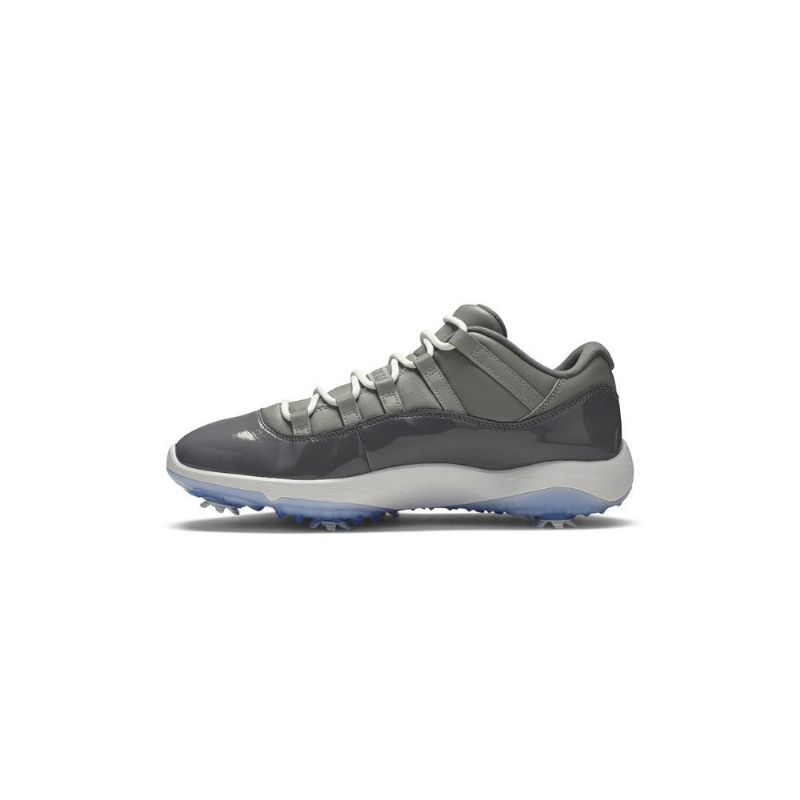 Air Jordan 11 Low Golf Grå Hvit Herresko