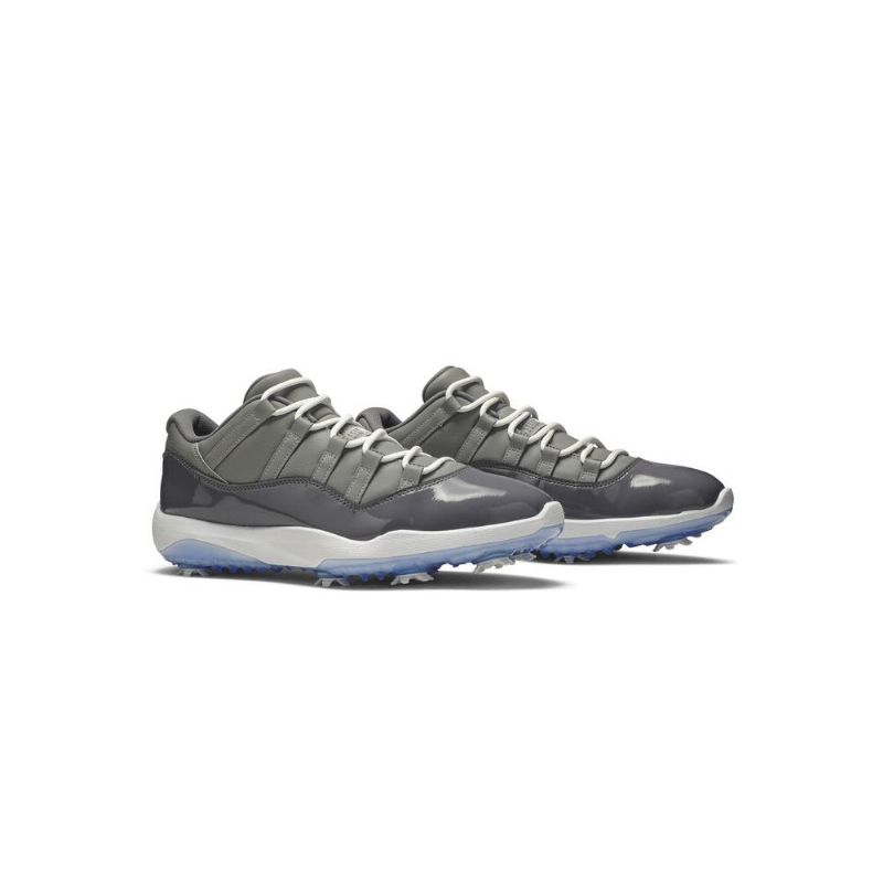 Air Jordan 11 Low Golf Grå Hvit Herresko
