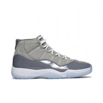Air Jordan 11 Retro Grå Hvit Herresko