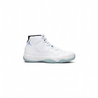 Air Jordan 11 Retro Hvit Blå Herresko