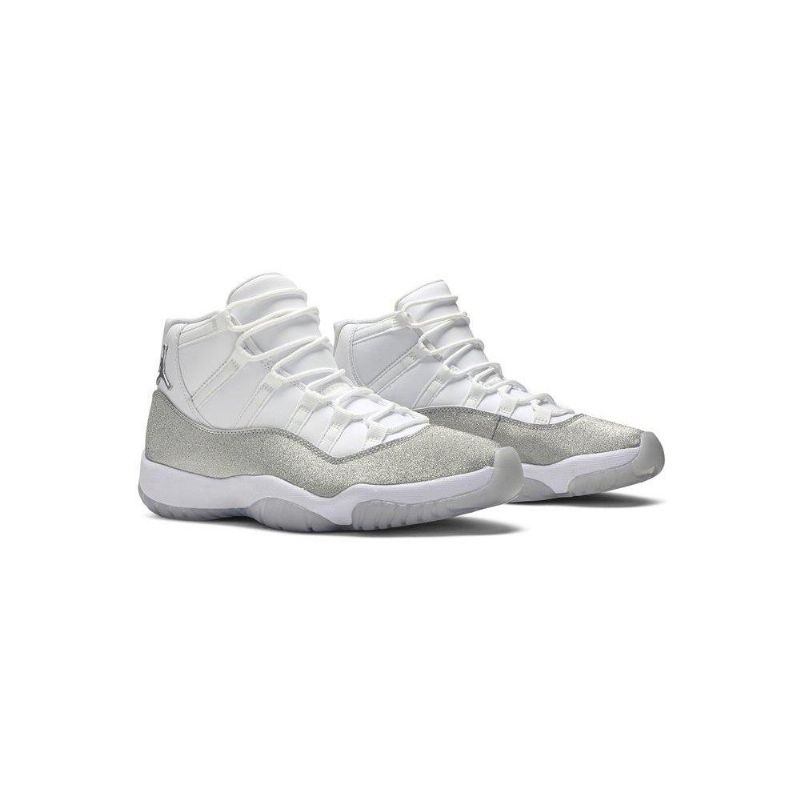 Air Jordan 11 Retro Hvit Grå Damesko