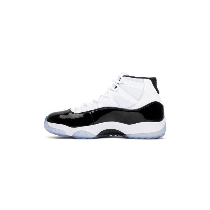 Air Jordan 11 Retro Hvit Svart Blå Herresko