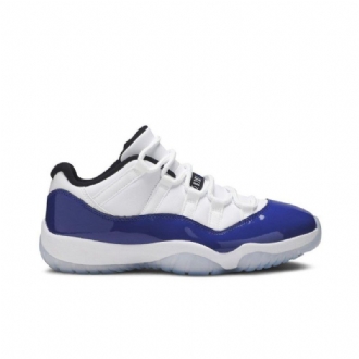 Air Jordan 11 Retro Lav Hvit Blå Svart Damesko