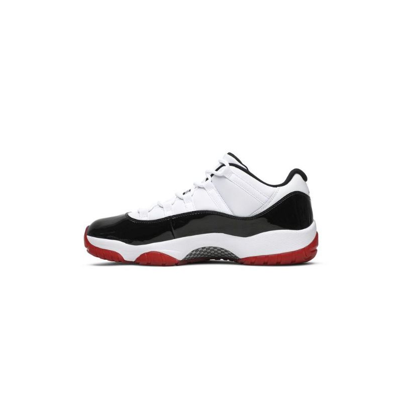 Air Jordan 11 Retro Lav Hvit Rød Svart Herresko