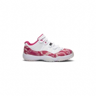 Air Jordan 11 Retro Lav Hvit Rosa Damesko