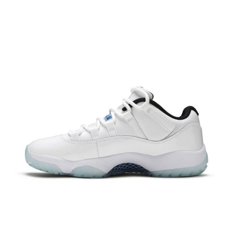 Air Jordan 11 Retro Lav Hvit Svart Blå Herresko