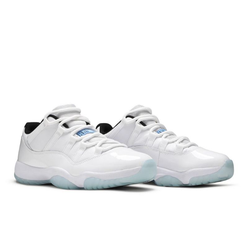 Air Jordan 11 Retro Lav Hvit Svart Blå Herresko