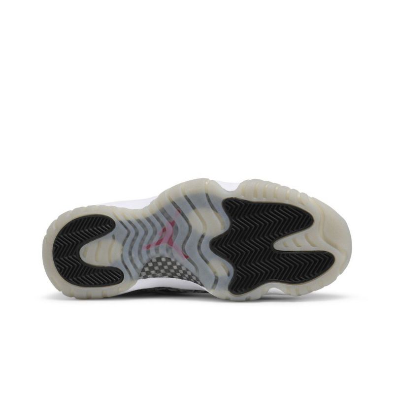 Air Jordan 11 Retro Low Dvs Svart Grå Rød Hvit Herresko