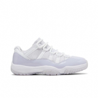 Air Jordan 11 Retro Low Hvit Lilla Damesko