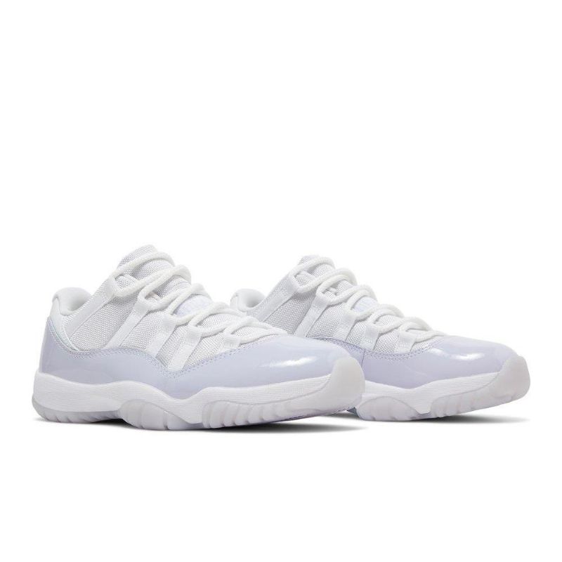Air Jordan 11 Retro Low Hvit Lilla Damesko