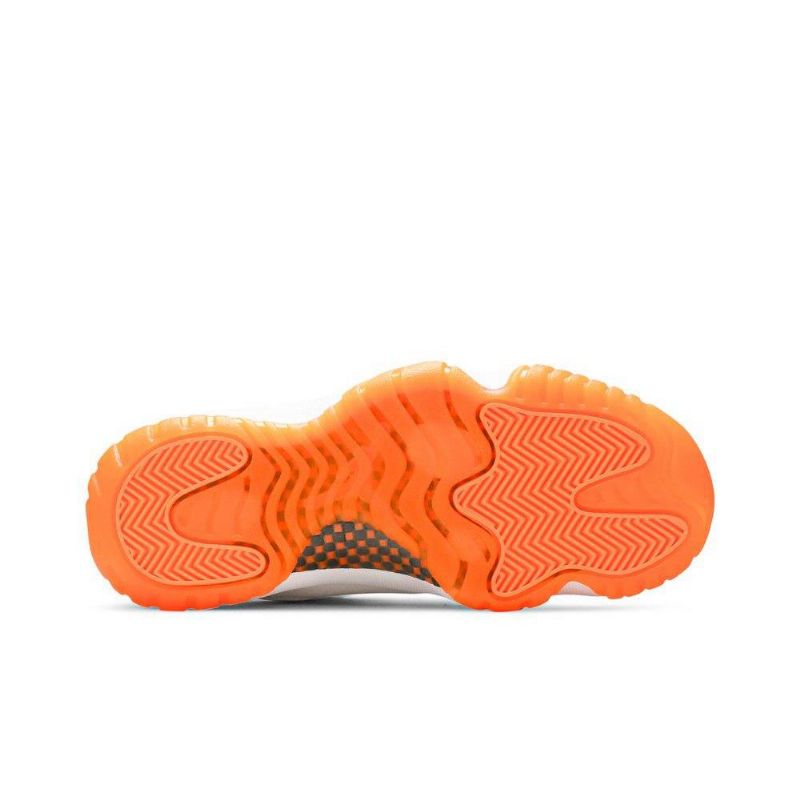 Air Jordan 11 Retro Low Hvit Oransje Damesko