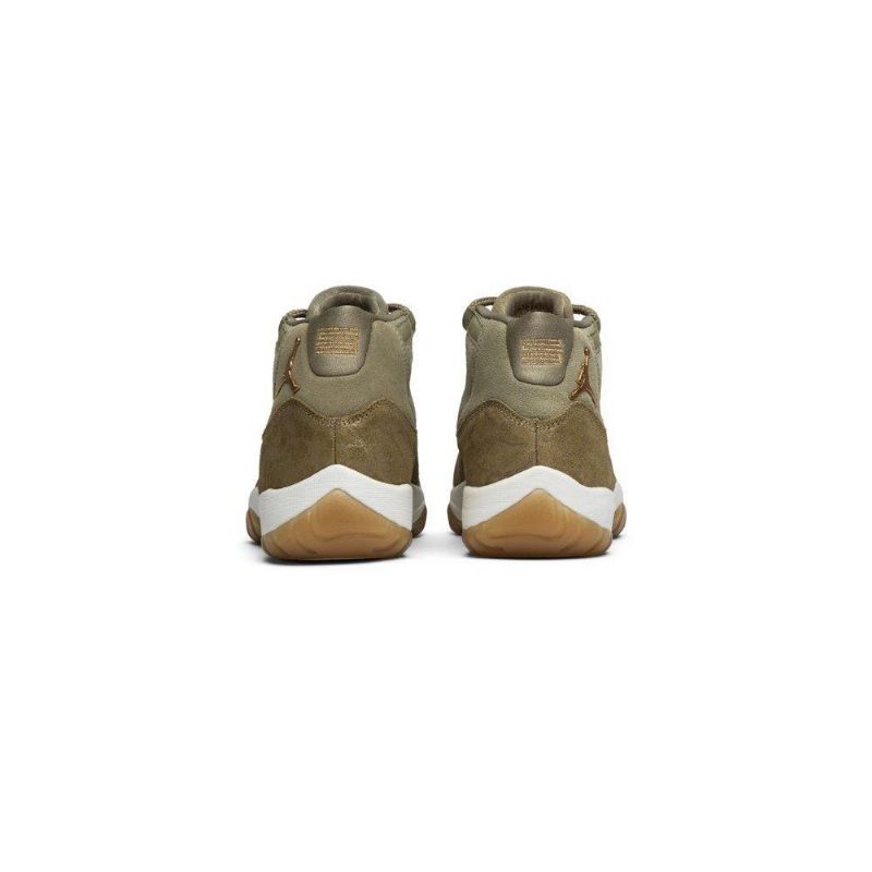 Air Jordan 11 Retro Olivengrønn Brun Damesko