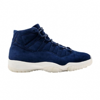 Air Jordan 11 Retro Premium Pe Blå Hvit Herresko
