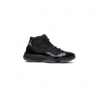 Air Jordan 11 Retro Svart Blå Gull Herresko
