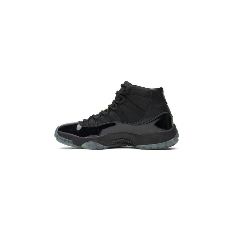 Air Jordan 11 Retro Svart Blå Gull Herresko
