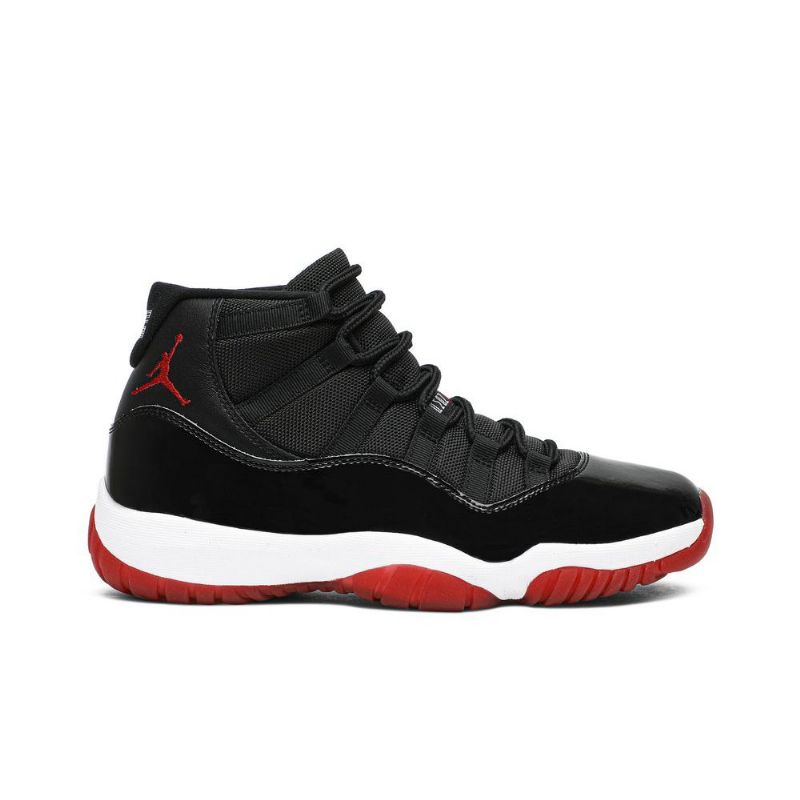 Air Jordan 11 Retro Svart Rød Hvit Herresko