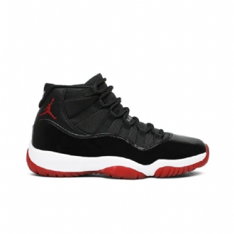 Air Jordan 11 Retro Svart Rød Hvit Herresko