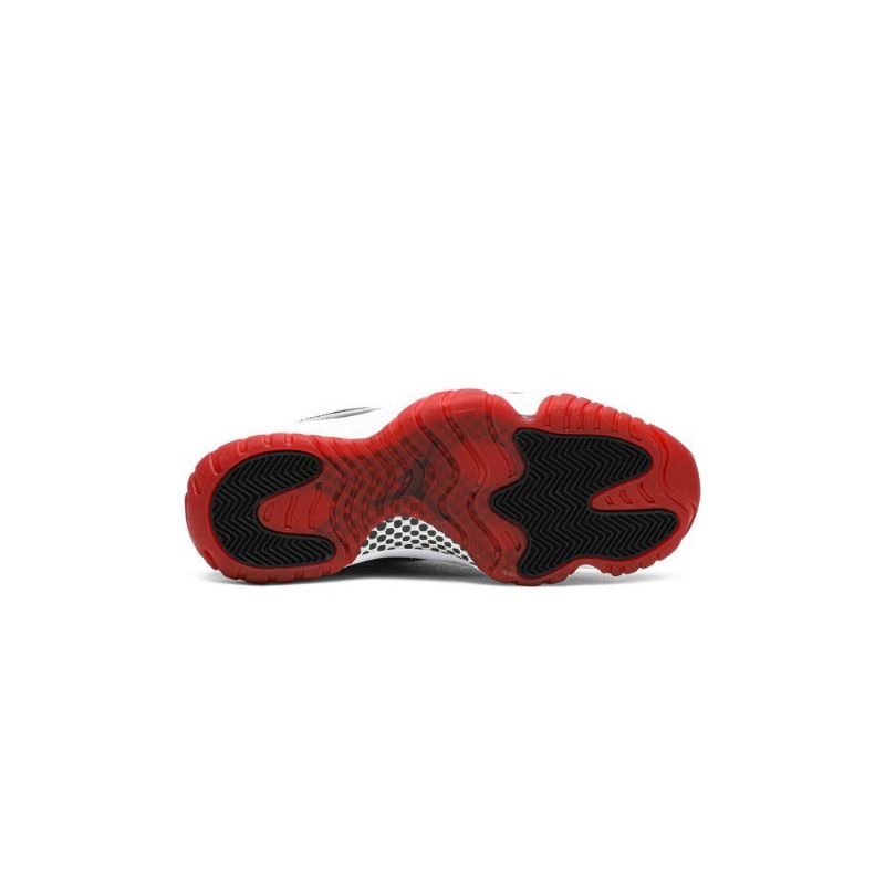 Air Jordan 11 Retro Svart Rød Hvit Herresko