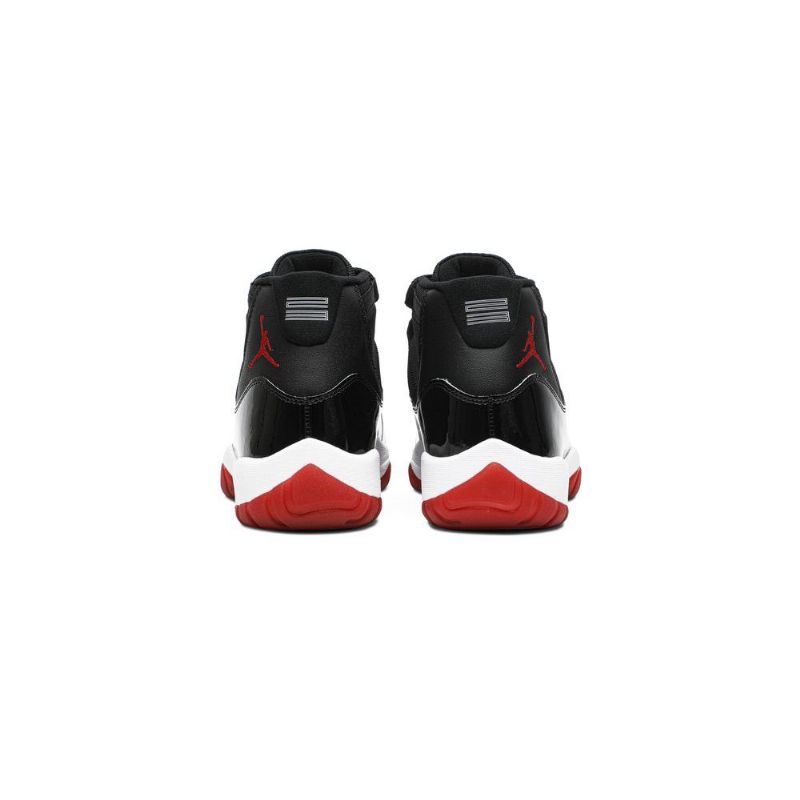 Air Jordan 11 Retro Svart Rød Hvit Herresko